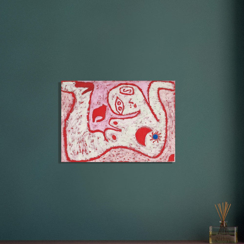 Paul Klee A Woman For Gods abstract painting.    poster