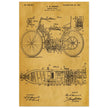 Motorcycle old patent by G. W Manson.
