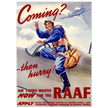 Coming? Then Hurry! II World War poster