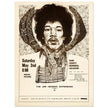 Jimy Hendrix vintage concert poster . Performance in Madison Wisconsin in 1970.