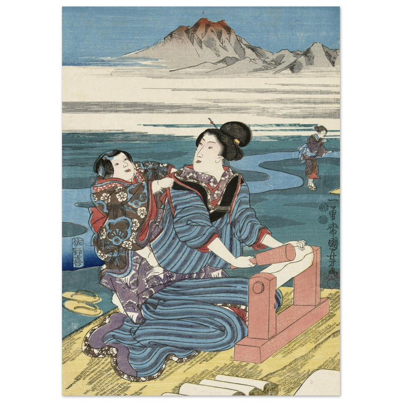 The Toi Tama River in Settsu Province by Utagawa Kuniyoshi,