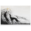 Louis Icart Coursing II - Young Woman with Greyhounds