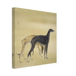 Greyhounds dogs by Hashimoto Kansetsu 1941 painting.