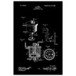 Carbureter vintage patent illustration by John Ford.