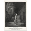 Gustave Dore The Bible engraving print . The Resurrection illustration .