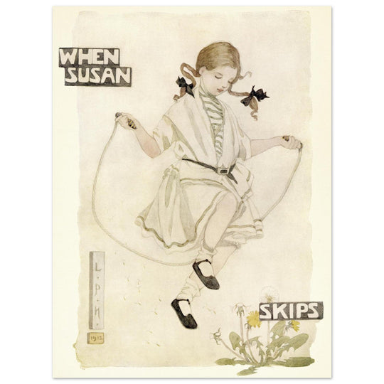 When Susan skips illustration by Lilian Price Hacker