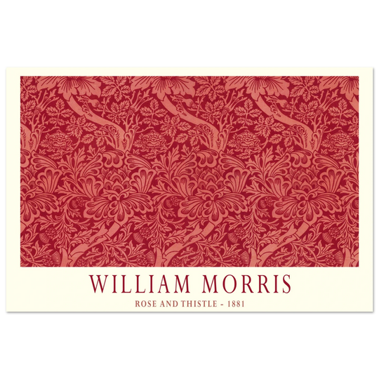 William Morris Rose and Thistle 1881.