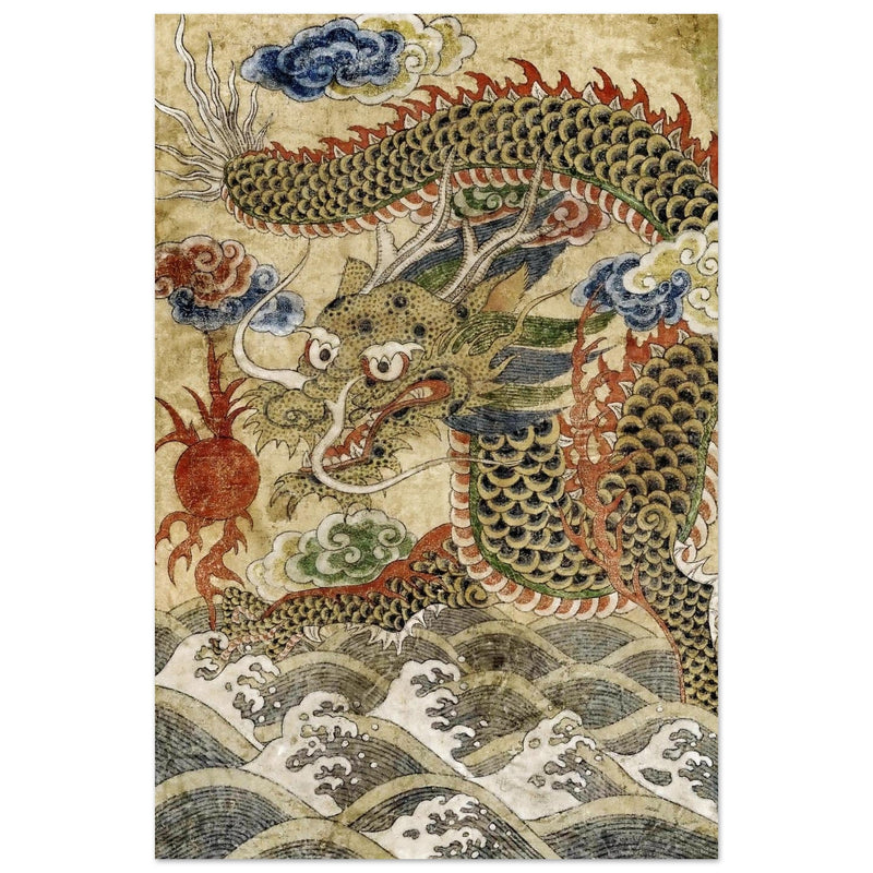 Dragon Anonymus painting XIX Century.