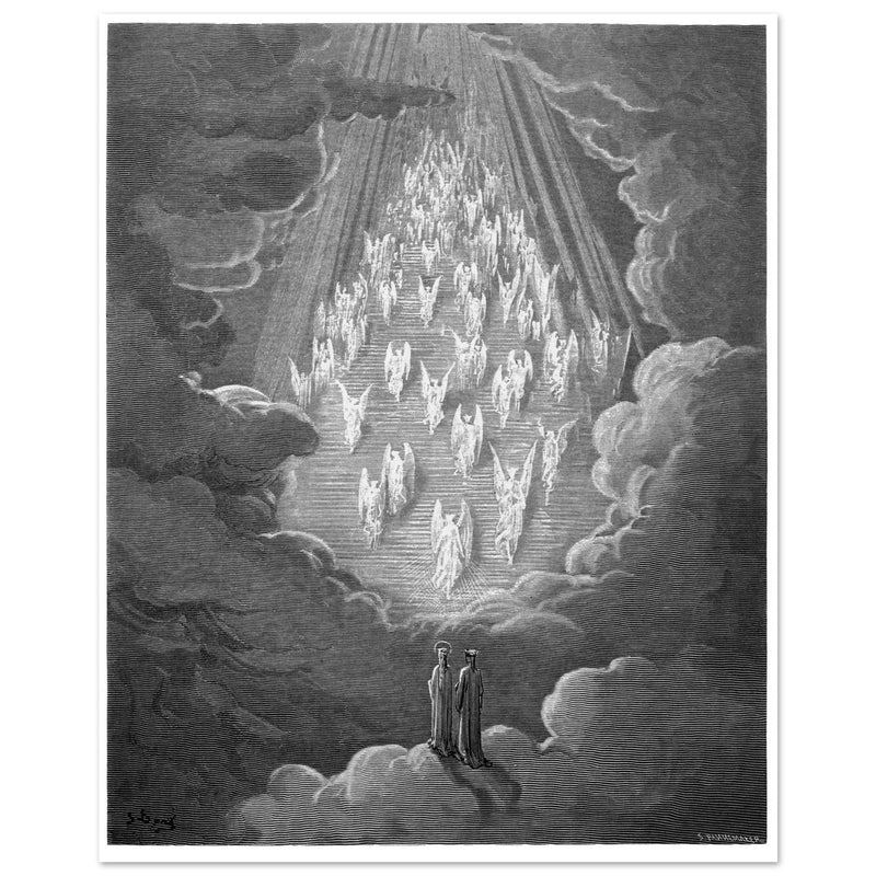 Gustave Dore illustration for The Divine Comedy by Dante Alighieri.  Paradise.
