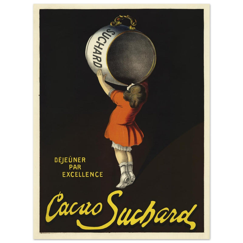 Cacao Suchard vintage advertising poster of 1911 made by Leonetto Cappiello.