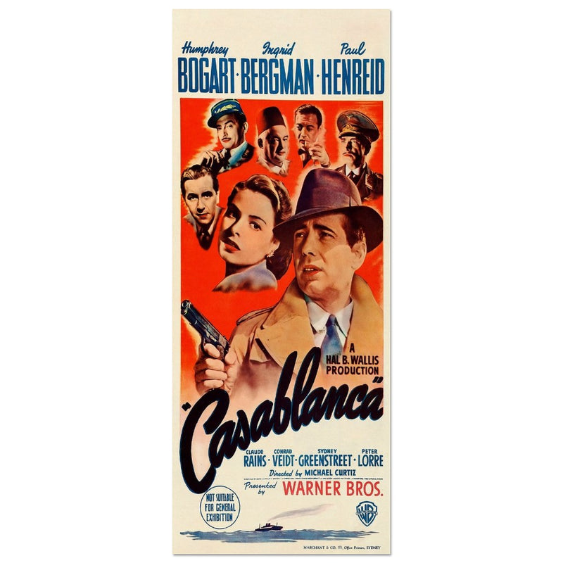 Casablanca movie poster.