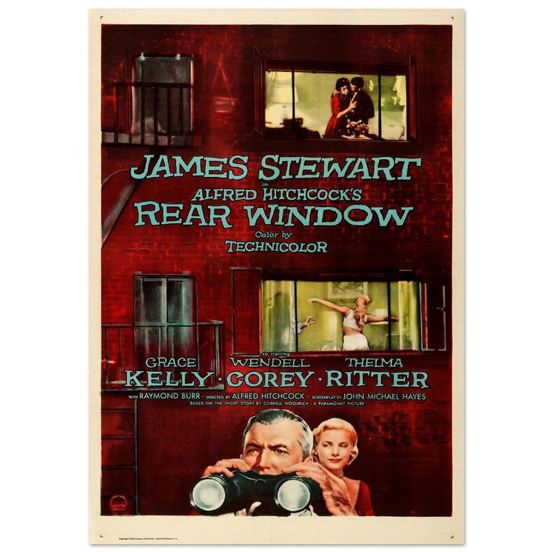 Rear Window movie poster.