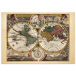 Ancient world map Planiglobium Terrestre Minus in hanc formam redactam by Johann Baptist Homann