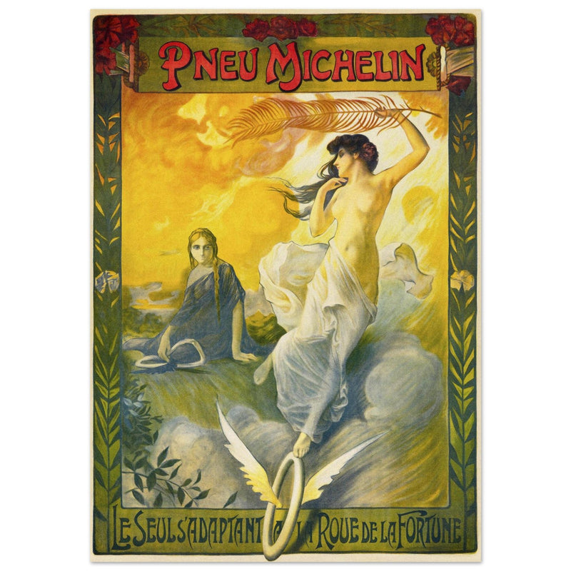 Michelin tyres vintage advertising from 1895.