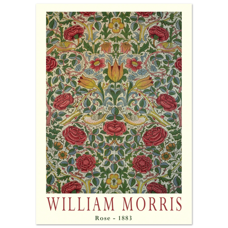 William Morris Rose 1883.