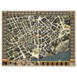 London Theatreland city vintage map 1915 by Gill, Leslie MacDonald.