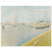 Georges Seurat The canal of Gravelines, in the direction of the sea.