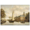 Jacobus Storck Nijenrode Castle on the Vecht near Breukelen. Antique old marine painting.  artwork
