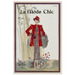 La Mode Chic old vintage fashion magazine cover from the 30s.