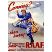 Coming? Then Hurry! II World War poster