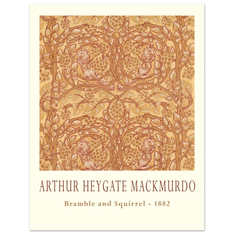 Arthur Heygate Mackmurdo Bramble and Squirrel .