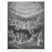 Gustave Dore illustration for The Divine Comedy by Dante Alighieri.  Paradise.