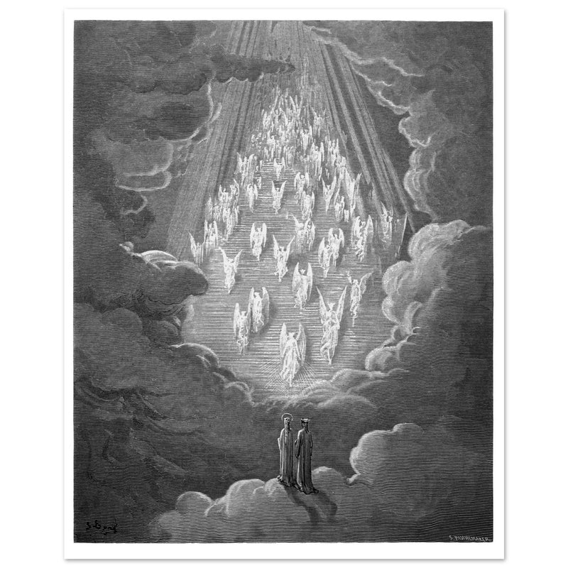Gustave Dore illustration for The Divine Comedy by Dante Alighieri.  Paradise.