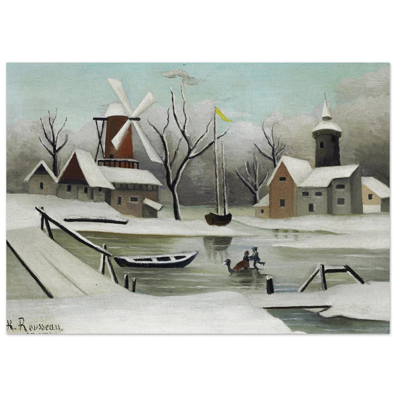 Henri Rousseau L'Hiver ( The Winter ) painting reproduction on fine art paper