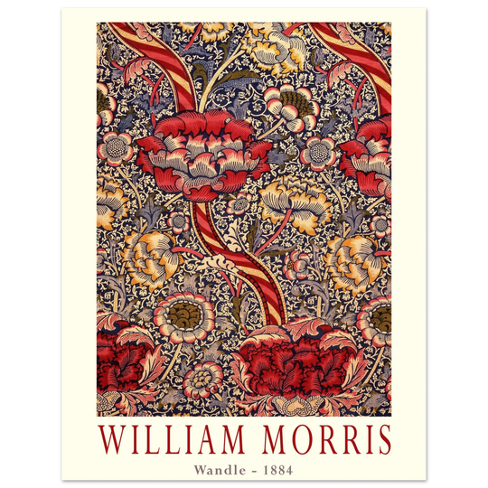 William Morris Wandle  from printed cotton original.