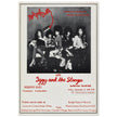 Iggy and the Stooges vintage concert poster. Performance in Memphis in 1973.