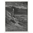 Gustave Dore Paradise Lost engraving . Moses and the stone tablets.