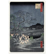 Fox Fires on New Year’s Eve at the Changing Tree in Oji by Utagawa Hiroshige