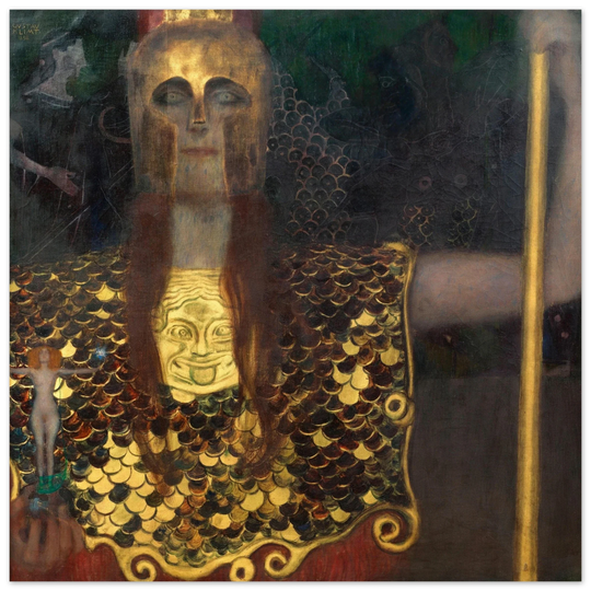 Gustav Klimt Pallas Athene painting