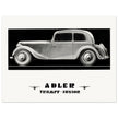 Adler Trumpf Junior Cabrio limousine car vintage print reproduction.