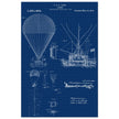 Airship patent illustration by T S C Lowe. Air Balloon