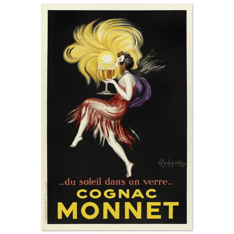 Cognac Monnet advertising vintage poster by Leonetto Cappiello.