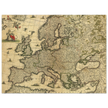 Ancient map of Europe. Nova et Accurata Totius Europae Descriptio by Frederik de Wit