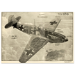 Messerschmitt Bf 109 fighter airplane II World War .