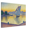 Paul Signac Le Port au soleil couchant, Opus 236 Saint Tropez painting