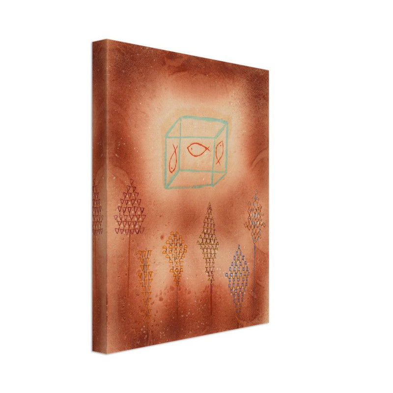 Paul Klee Aquarium im Garten ( Aquarium in garden) abstract painting.