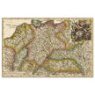Nova Totius Germaniae Descriptio Geographica  ancient map of Germany by Heinrich Scherer