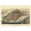 Aerial view of the city of New York by Nathaniel Currier and James Merritt Ives