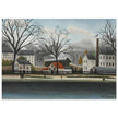 Henry Rousseau painting The Banlieue