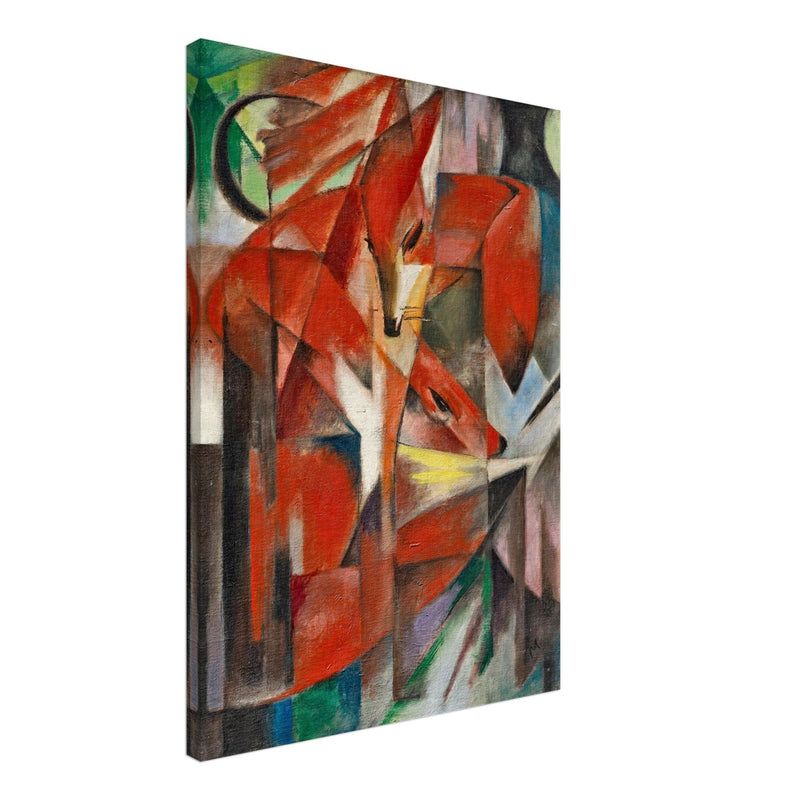 The Foxes Die Füchse painting by Franz Marc