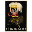 Leonetto Cappiello Contratto vintage poster .