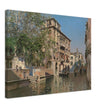 A canal in Venice by Martin Ricoca 1875. Italy .
