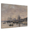 Bordeaux  the Harbor France by Eugene Boudin 1874.