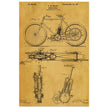 vintage motorcycle patent by G. M Holley.