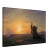 Steppe at sunset by Ivan Aivazovsky.
