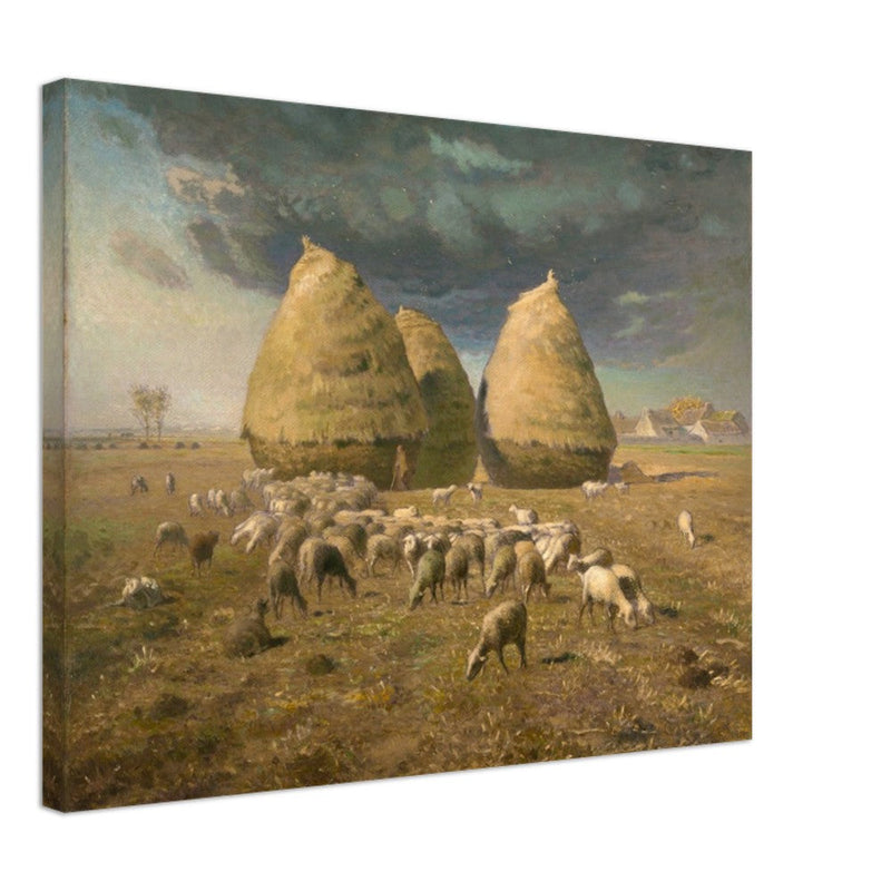 Haystacks Autumn by Jean François Millet.